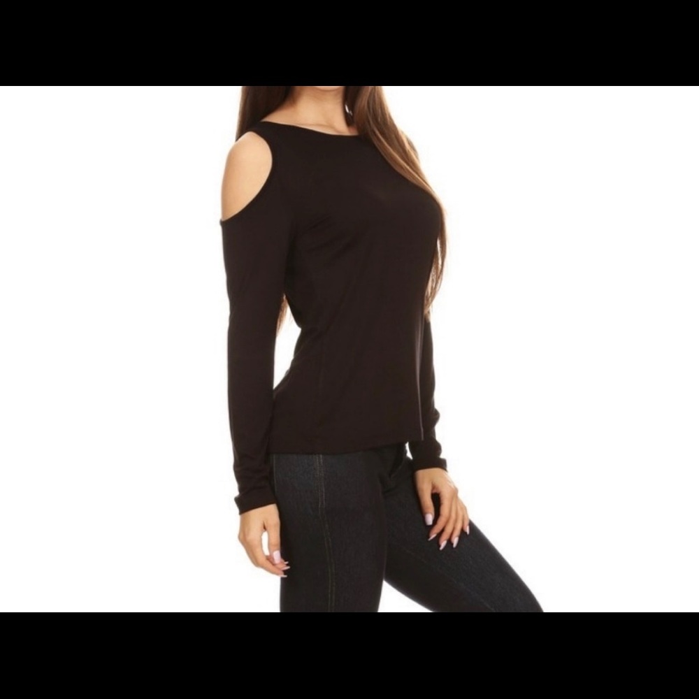 Cold Shoulder Top - Picture 2 of 3